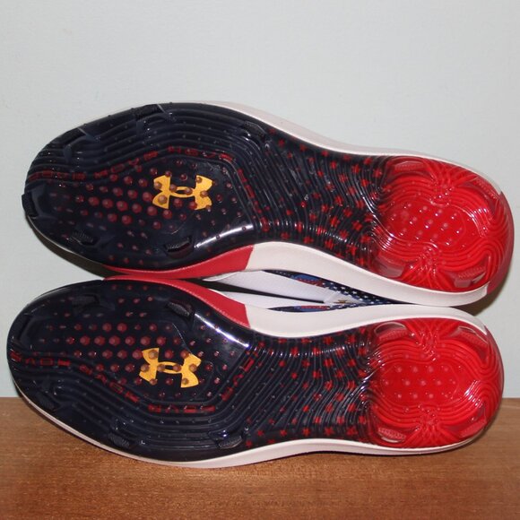 Under Armour Harper 9 Pro TPU \'USA\' Baseball Cleats Mens 13 White Red Blue main image 6